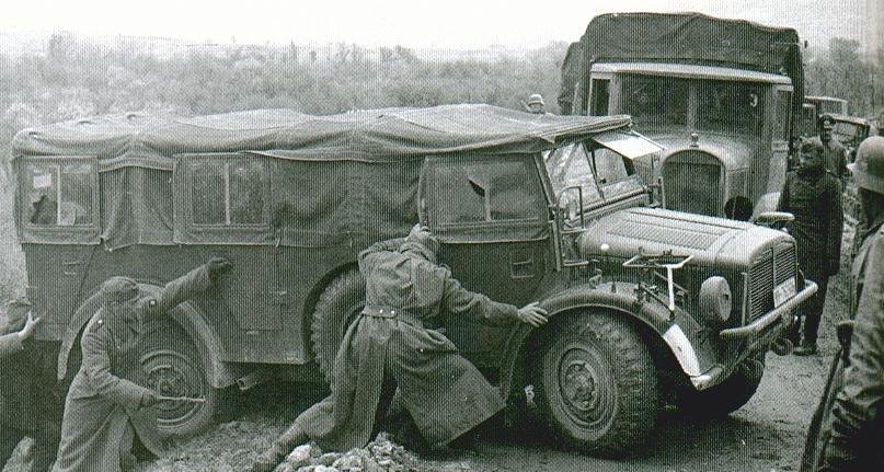 Horch in the field